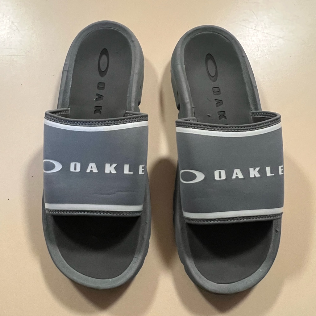 Oakley Gray Slide Loafers
